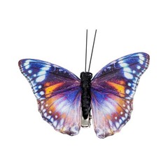 YCHTEWY-Feather Fake Butterfly for Craft Decoration Set of 12 with A, A Clip