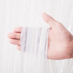 Voircoloria 2 Pack White Tinsel Foil 39.36 inches x 78.72 inches,