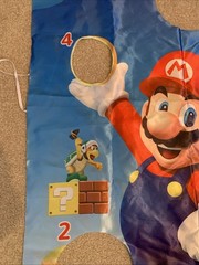 Super Mario Brothers Toss Game Target Nylon Fabric