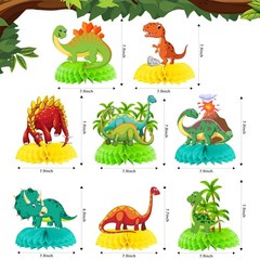 Jamonxi Dinosaur Birthday Party Decorations for 1 2 3 4 5 Year Old Boy,…