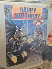 DC Batman Birthday Party Scene Setters Wall Decorating Kit Giant 5 Pc Set Joker