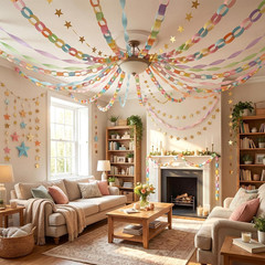 Pastel Party Decorations 492Ft Pastel Crepe Streamers 600 Sheet Paper Strips Cha