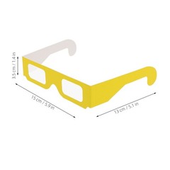 36Pcs Unique 3D Effect Paper Eyewear for Carnival and Holiday Party Decorations