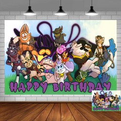 Billie bust Up Party Supplies Birthday Decorations Backdrop Banner Vinyl 5x3ft
