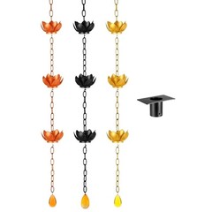 Sophisticated garden Rain Chain For Landscape Improvement And Water stream From