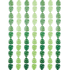SPRITZ Garland Backdrop 7 Pieces 8 Ft Long Leaves Tropical Target Bullseye