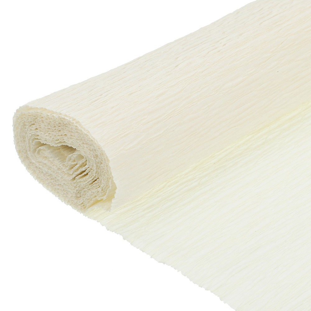 2Pcs Crepe Paper 7.9ft Long 20 Inch Wide Milk White Crepe Paper Roll