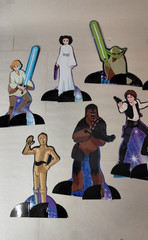 10 piece party Star Wars characters stand-up table centerpieces set