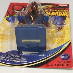 Spider Squatting Figure Man Birthday Candle By Marvel New Sealed Pack