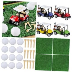 Pcs Golf Table Centerpiece Decorations with Practice Ball Cart Toy 32 Square