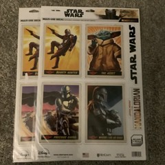Star Wars Mandalorian Scene Wall Decorations Lot