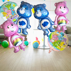 6 Care Bears balloon party birthday supplies decoration happy theme gift idea