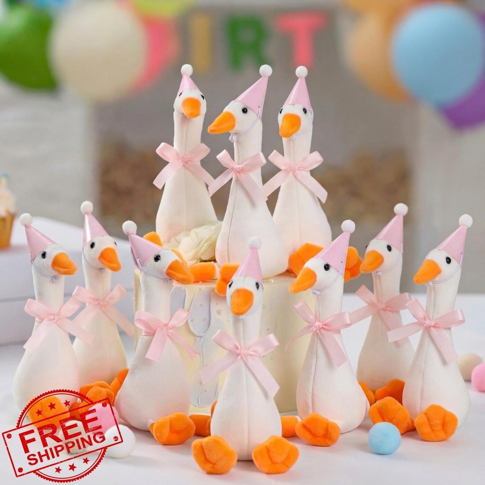 Blueweenly 12 Sets Silly Goose Birthday Decor 1st Adopt a Goose Party Favor G…