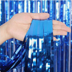 1 * 2-meter silver rain silk curtain graduation season party decoration supplies