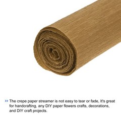 Crepe Paper Roll 8.2ft Long 10 Inch Wide for Wedding Ceremony Various Large F…
