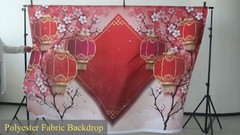 8x6ft Chinese New Year Backdrop – Lunar Year of the Horse 2026, Spring Festival