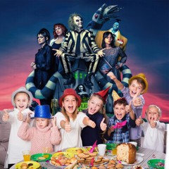 Beetlejuice Party Decorations Backdrop Banner Background Birthday Gift 7x5ft