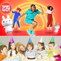 Danny Go Backdrop Kids Birthday Party Decoration Banner Background Vinyl 5x3ft