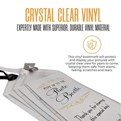 | 2×6 Clear Bookmark Sleeves (50 Count) | Plastic Bookmark Sleeves for Photo …