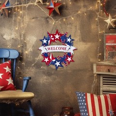 250th Anniversary Red, White, and Blue Welcome Wall Sign – Memorial Day Decor