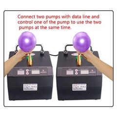 Portable Balloon Pump Professional Automatic Modeling Balloon Inflator Balloo…
