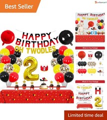 Oh Twodles Mouse Themed 2nd Birthday Party Supplies Kit