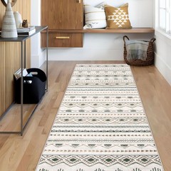 Runner Rug 2×7 Boho Geometric Area Rugs: Washable Kitchen Entryway Rug, Soft …