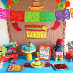 12Packs 216Ft Mexican Party Banners Large Plastic Papel Picado Banner 9 Pattern