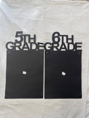 Black Pre-K K-12 Graduation Photo Banner Kindergarten 12th Grade 8×10