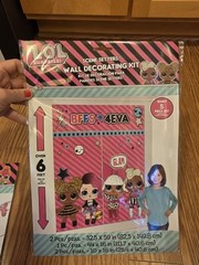 Lol Surprise! Birthday Party Decorations Wall Decorating Kit & Happy Bday Banner