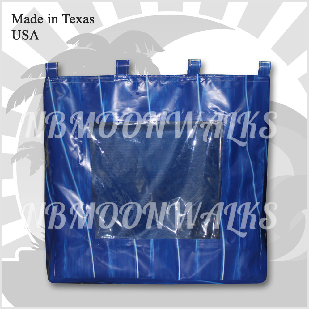 (44″H) Marble Dunk Tank Vinyl Window Liner – Clear Window – Waterproof