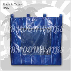 (44″H) Marble Dunk Tank Vinyl Window Liner – Clear Window – Waterproof