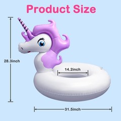 Unicorn Pool Float, Pool Floats for Kids Inflatable Unicorn Float for Pool Ki…