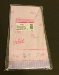 2001 BARBIE Table Cover Enchanting Barbie by Party Express 54″ x 89″ NOS