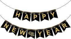New Years Decorations 2026 – Happy New Year Banner – New Years Eve Party Supplie