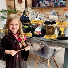 Magical Wizard Honeycomb Centerpiece Decorations 8Pcs Table Decorations