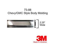160″ Chrome Side Body Trim Molding for 1973-1987 Chevy GMC C K V Pickup Trucks
