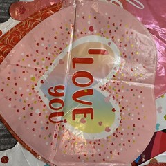 Valentine’s Day Balloons 16 Pack Foil Love Heart Cute Bouquet Fun Gift New