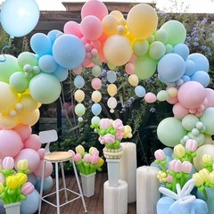 146 Pcs Rose Red Pink Champagne Balloon Arch Garland Kit Hot Pink Confetti Rose