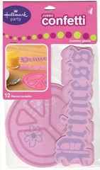 Jumbo Confetti, Princess Peace, 12 Pcs Bloom Flowers Party Decorations Hallmark