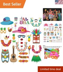 60 Multi-Color Luau Props for Instant Fun – Perfect for Summer Celebrations