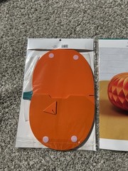 Large Honeycomb Pumpkin Decor, Celebrate It. Paper 14.6 In X 10.2 In. 2 Pieces