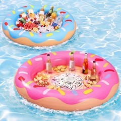 Best Hungdao 2 Pack Inflatable Ice Serving Bar Cooler Donuts Buffet Salad Tray