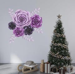 Rainbows & Lilies Large Paper Flowers Decorations for Wall, NEW STRAITS TIMES