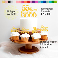 55th Birthday Decorations 55 Never looked so GOOD Party Supplies ALL AGES