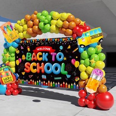 Back to School Decorations, 151PCS Back to School Balloon Garland Arch kit with