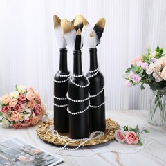 Umigy 49 Pcs Roaring 20s Party Decorations 8 about 2.89 x 12.91 inches, Black