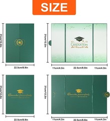 2026 Graduation Memory Book – Elegant Autograph Sign-In with Gold Embossing