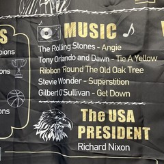 Born in 1973 Banner Flag Black Gold 42 X 72 Inches New