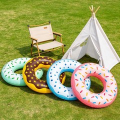 4PCS Inflatable Pool Floats 35″ Swimming Rings Large Inner Tube Swimming Pool…